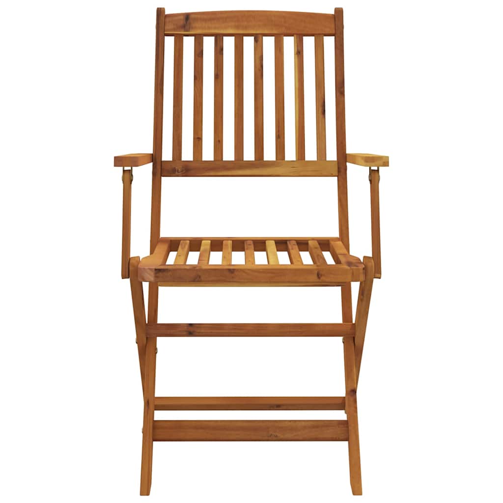 Σετ Τραπεζαρίας Εξ. Χώρου Πτυσσόμενο 5 τεμ. Μασίφ Ξύλο Ακακίας