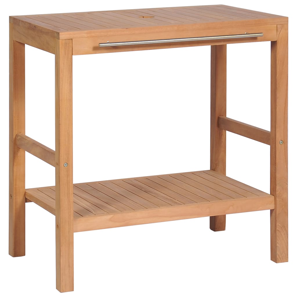 Έπιπλο Μπάνιου 74 x 45 x 75 εκ. από Μασίφ Ξύλο Teak - Pakobazaar