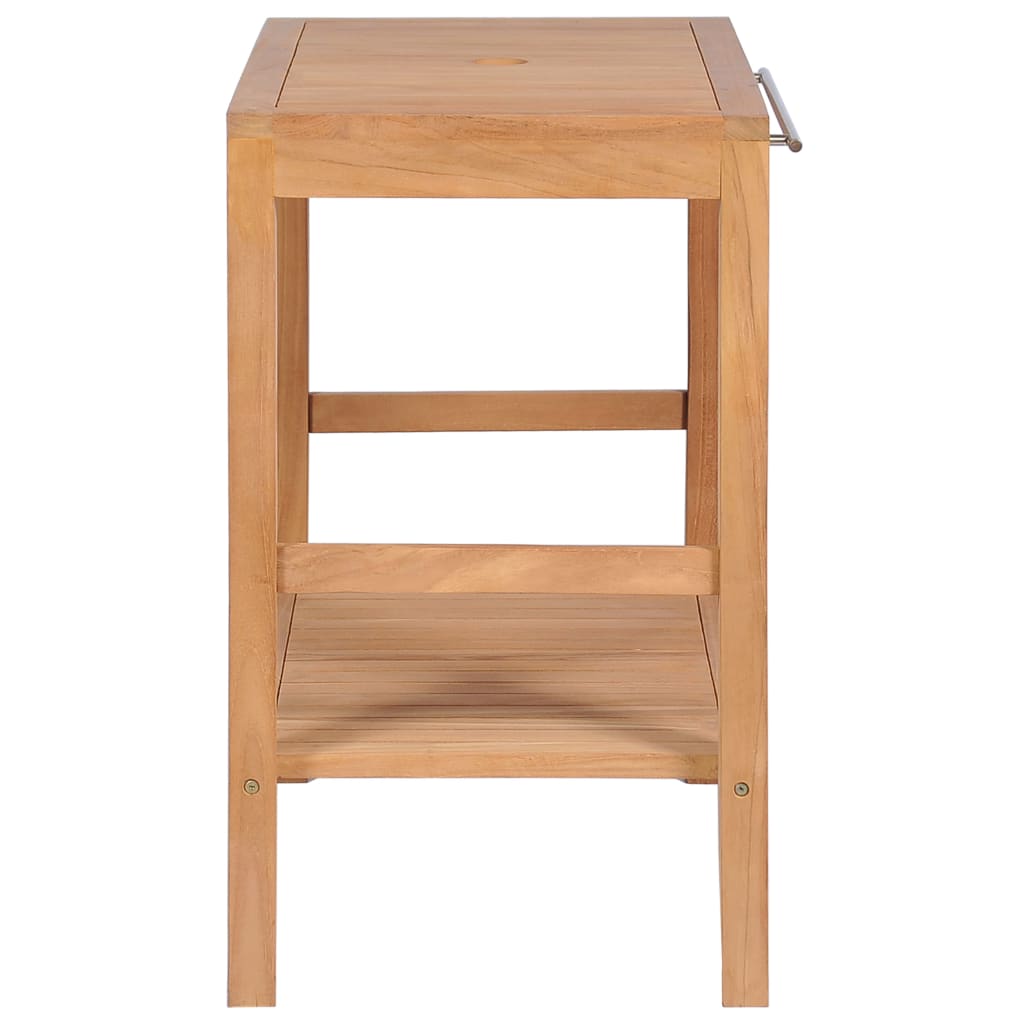 Έπιπλο Μπάνιου 74 x 45 x 75 εκ. από Μασίφ Ξύλο Teak - Pakobazaar