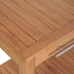 Έπιπλο Μπάνιου 74 x 45 x 75 εκ. από Μασίφ Ξύλο Teak - Pakobazaar