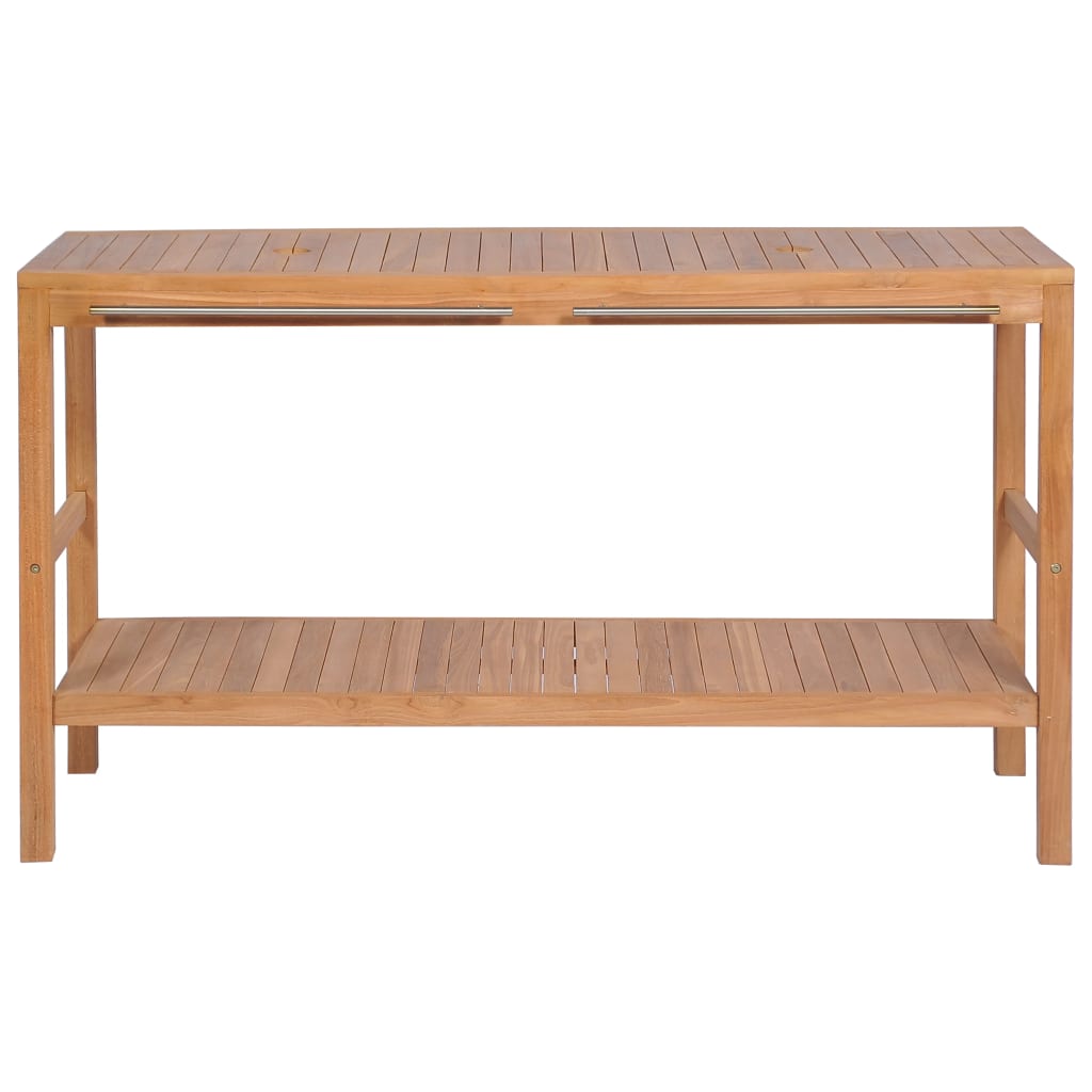 Έπιπλο Μπάνιου 132 x 45 x 75 εκ. από Μασίφ Ξύλο Teak - PAKOBAZAAR