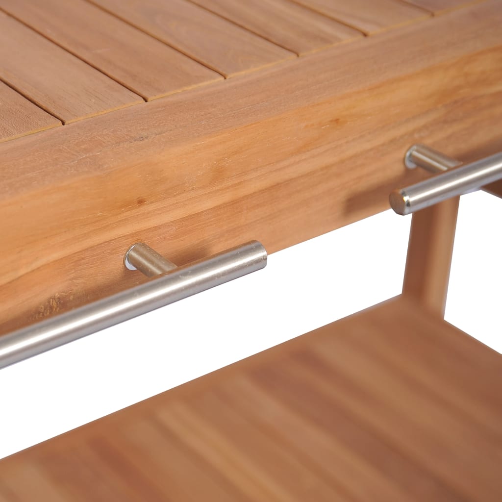 Έπιπλο Μπάνιου 132 x 45 x 75 εκ. από Μασίφ Ξύλο Teak - PAKOBAZAAR