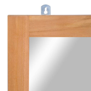 Καθρέφτης Τοίχου 50 x 70 εκ. από Μασίφ Ξύλο Teak - Pakobazaar