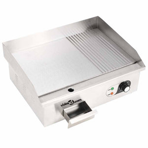 Πλάκα Ψησίματος Ηλεκτρική 3000 W 54x41x24 εκ. Ανοξείδωτο Ατσάλι