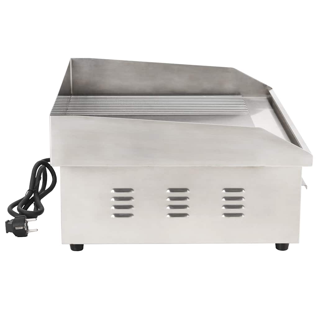 Πλάκα Ψησίματος Ηλεκτρική 3000 W 54x41x24 εκ. Ανοξείδωτο Ατσάλι