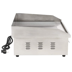 Πλάκα Ψησίματος Ηλεκτρική 3000 W 54x41x24 εκ. Ανοξείδωτο Ατσάλι