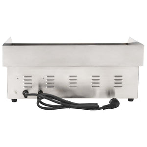 Πλάκα Ψησίματος Ηλεκτρική 3000 W 54x41x24 εκ. Ανοξείδωτο Ατσάλι