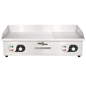 Πλάκα Ψησίματος Ηλεκτρική 4400 W 71x43x24 εκ. Ανοξείδωτο Ατσάλι