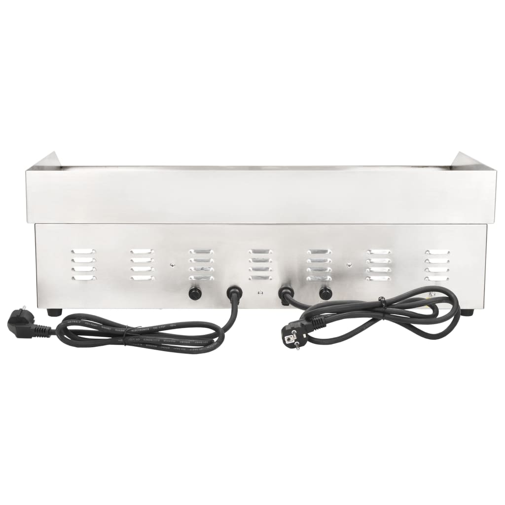 Πλάκα Ψησίματος Ηλεκτρική 4400 W 71x43x24 εκ. Ανοξείδωτο Ατσάλι