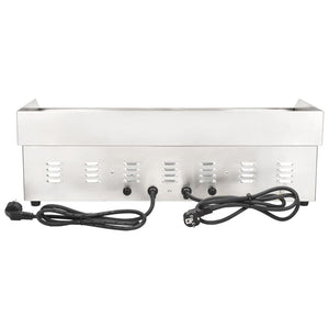Πλάκα Ψησίματος Ηλεκτρική 4400 W 71x43x24 εκ. Ανοξείδωτο Ατσάλι