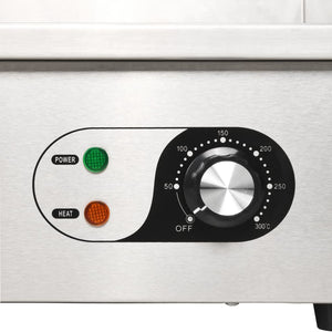 Πλάκα Ψησίματος Ηλεκτρική 4400 W 71x43x24 εκ. Ανοξείδωτο Ατσάλι