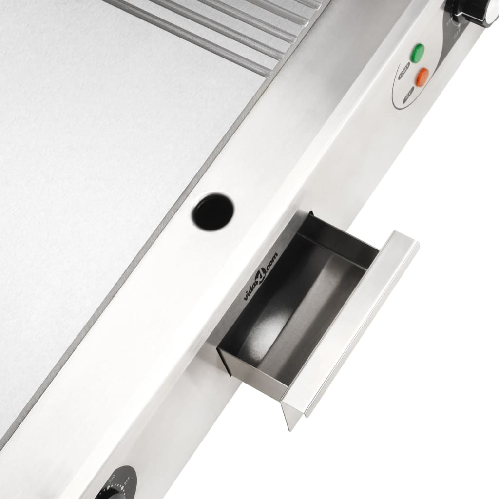 Πλάκα Ψησίματος Ηλεκτρική 4400 W 71x43x24 εκ. Ανοξείδωτο Ατσάλι
