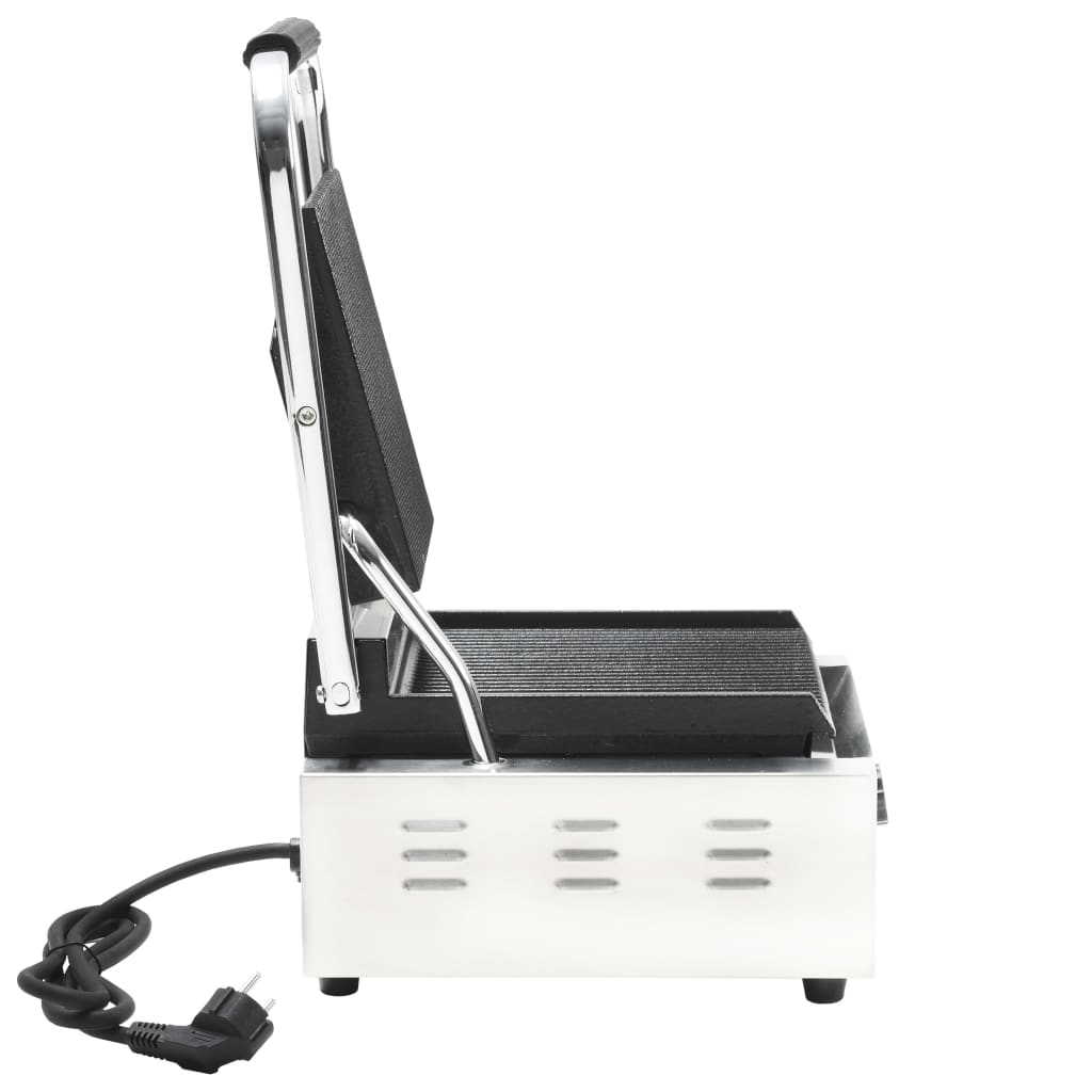 Τοστιέρα Ραβδωτή Panini 1800 W 31x30,5x20 εκ. Ανοξείδωτο Ατσάλι - Pakobazaar