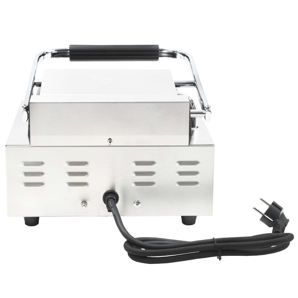 Τοστιέρα Ραβδωτή Panini 1800 W 31x30,5x20 εκ. Ανοξείδωτο Ατσάλι - Pakobazaar
