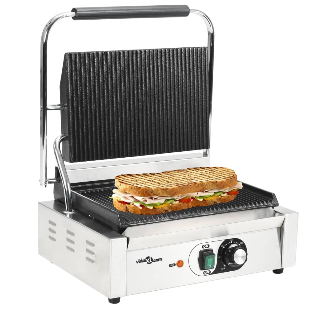 Τοστιέρα Ραβδωτή Panini 2200 W 43 x 30,5 x 20 εκ. - Pakobazaar