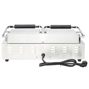 Τοστιέρα Διπλή Ραβδωτή Panini 3600 W 57 x 30,5 x 20 εκ. - Pakobazaar