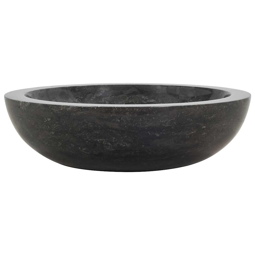Νιπτήρας Μαύρος 40 x 12 εκ. Μαρμάρινος - PAKOBAZAAR