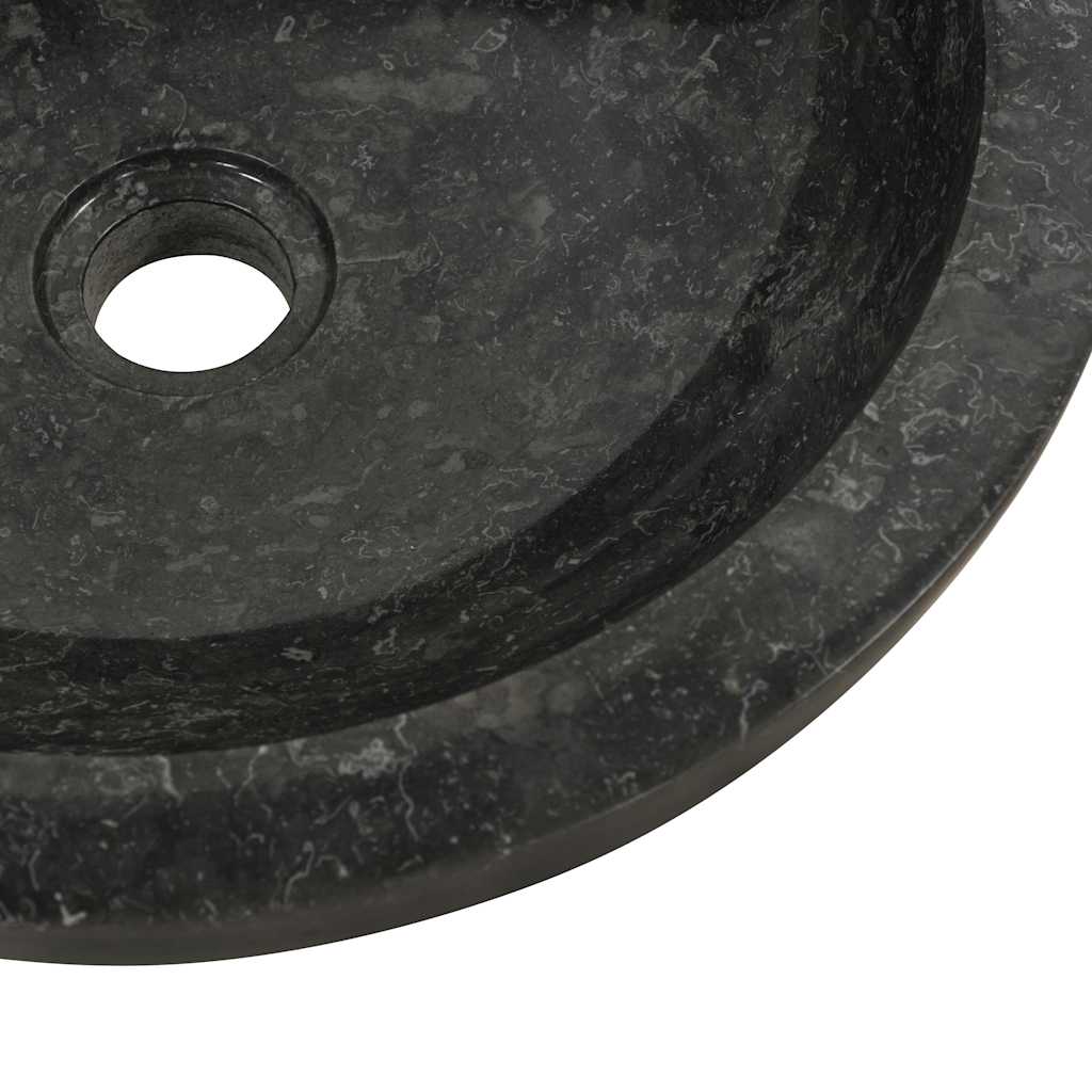 Νιπτήρας Μαύρος 40 x 12 εκ. Μαρμάρινος - PAKOBAZAAR