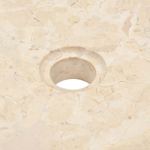 Νιπτήρας Κρεμ 40 x 12 εκ. Μαρμάρινος - PAKOBAZAAR