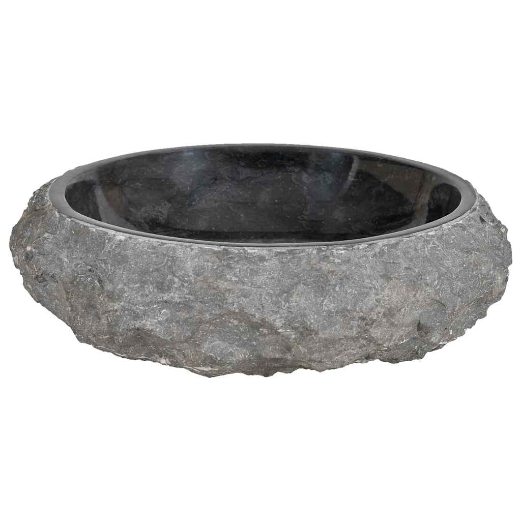 Νιπτήρας Μαύρος 40 x 12 εκ. Μαρμάρινος - PAKOBAZAAR
