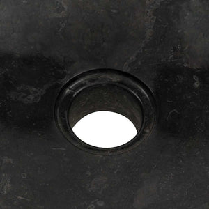 Νιπτήρας Μαύρος 40 x 12 εκ. Μαρμάρινος - PAKOBAZAAR