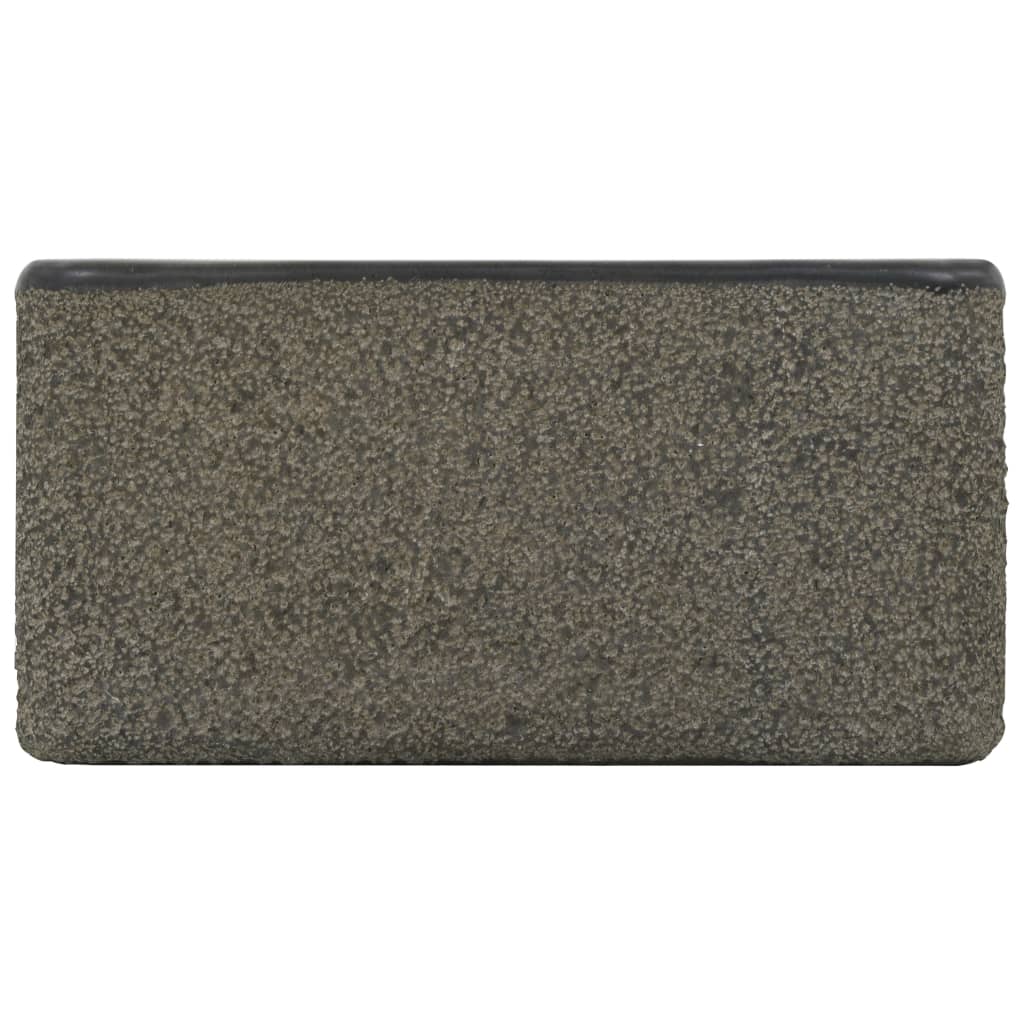 Νιπτήρας Μαύρος 30 x 30 x 15 εκ. από Riverstone - PAKOBAZAAR