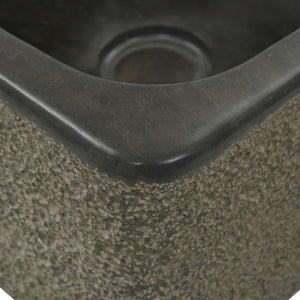 Νιπτήρας Μαύρος 30 x 30 x 15 εκ. από Riverstone - PAKOBAZAAR
