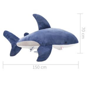 Λούτρινο Παιχνίδι Αγκαλιάς White Shark Μπλε και Λευκό - Pakobazaar