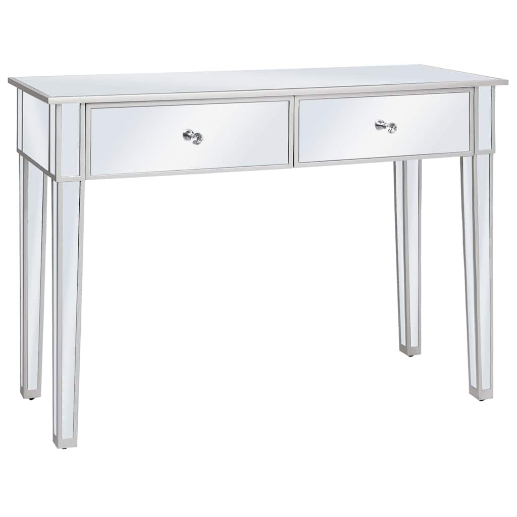 Τραπέζι Κονσόλα Καθρέφτης 106,5 x 38 x 76,5 εκ. από MDF & Γυαλί - Pakobazaar
