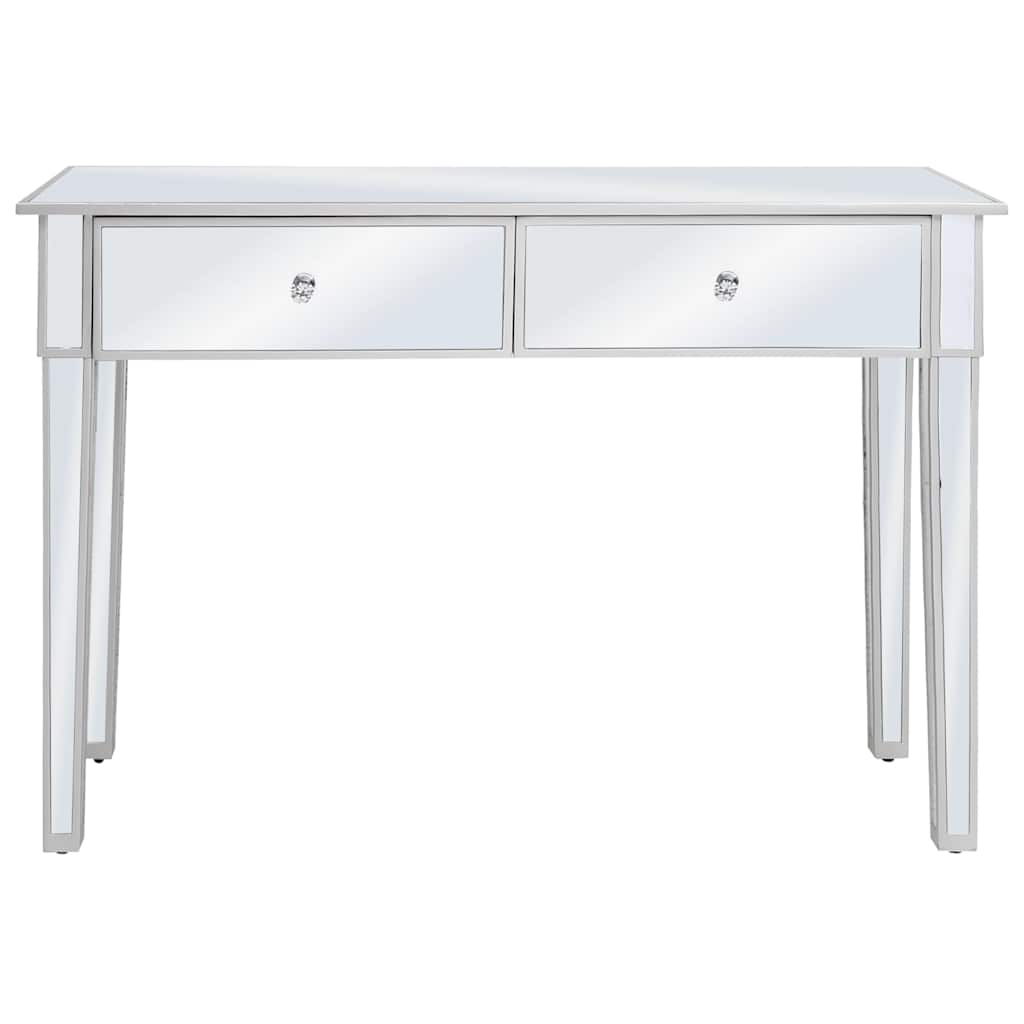Τραπέζι Κονσόλα Καθρέφτης 106,5 x 38 x 76,5 εκ. από MDF & Γυαλί - Pakobazaar