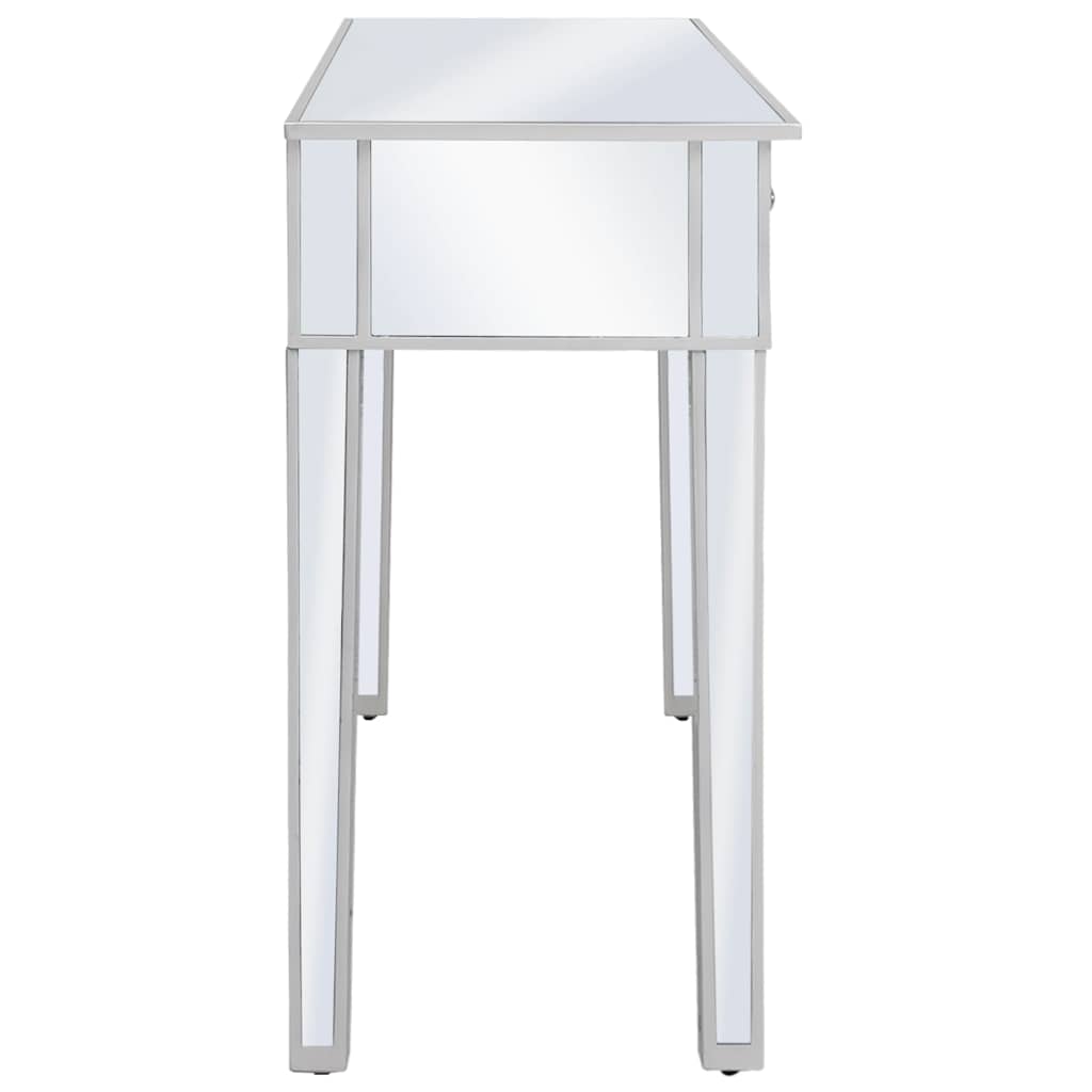 Τραπέζι Κονσόλα Καθρέφτης 106,5 x 38 x 76,5 εκ. από MDF & Γυαλί - Pakobazaar