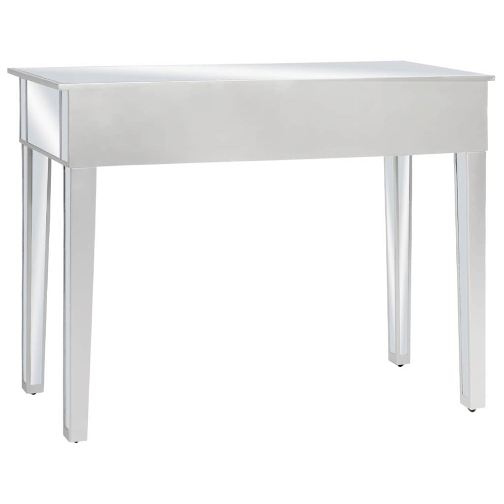 Τραπέζι Κονσόλα Καθρέφτης 106,5 x 38 x 76,5 εκ. από MDF & Γυαλί - Pakobazaar