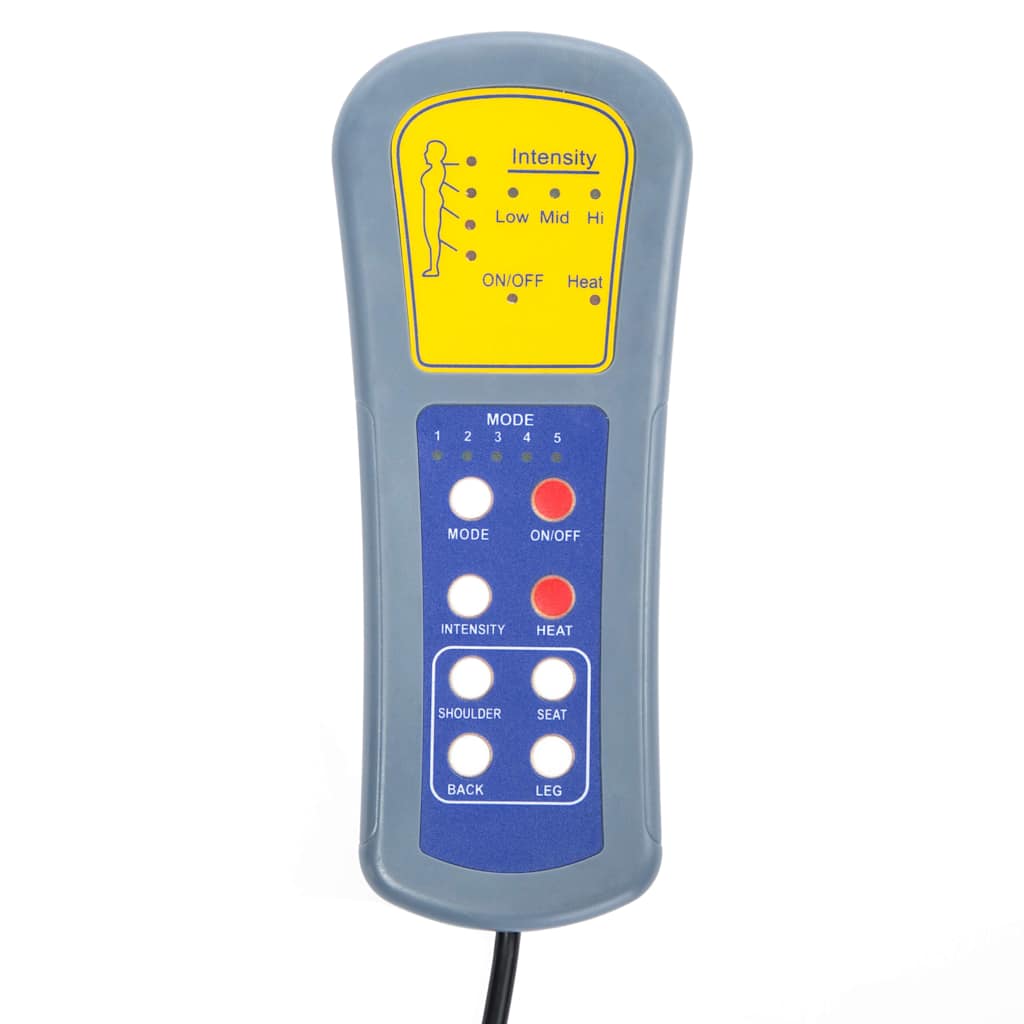 Πολυθρόνα Μασάζ Ανακλινόμενη Κρεμ από Συνθετικό Δέρμα - Pakobazaar