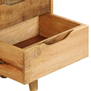 Κομοδίνο 40 x 30 x 59,5 εκ. από Μασίφ Ξύλο Μάνγκο - PAKOBAZAAR
