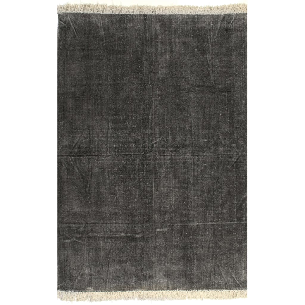 Κιλίμι Ανθρακί 160 x 230 εκ. Βαμβακερό