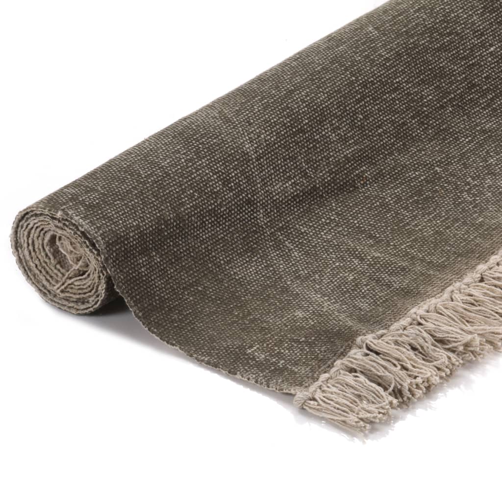 Κιλίμι Χρώμα Taupe 120 x 180 εκ. Βαμβακερό