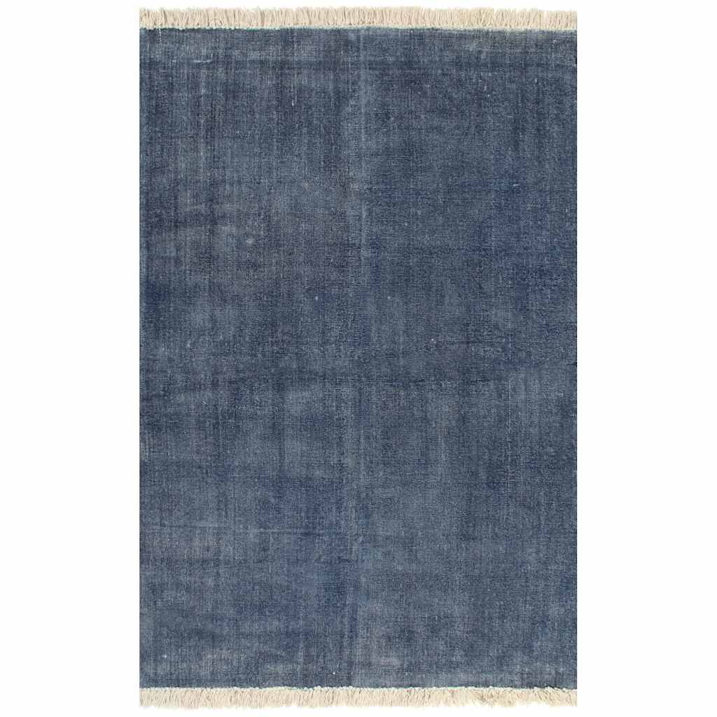Κιλίμι Μπλε 160 x 230 εκ. Βαμβακερό