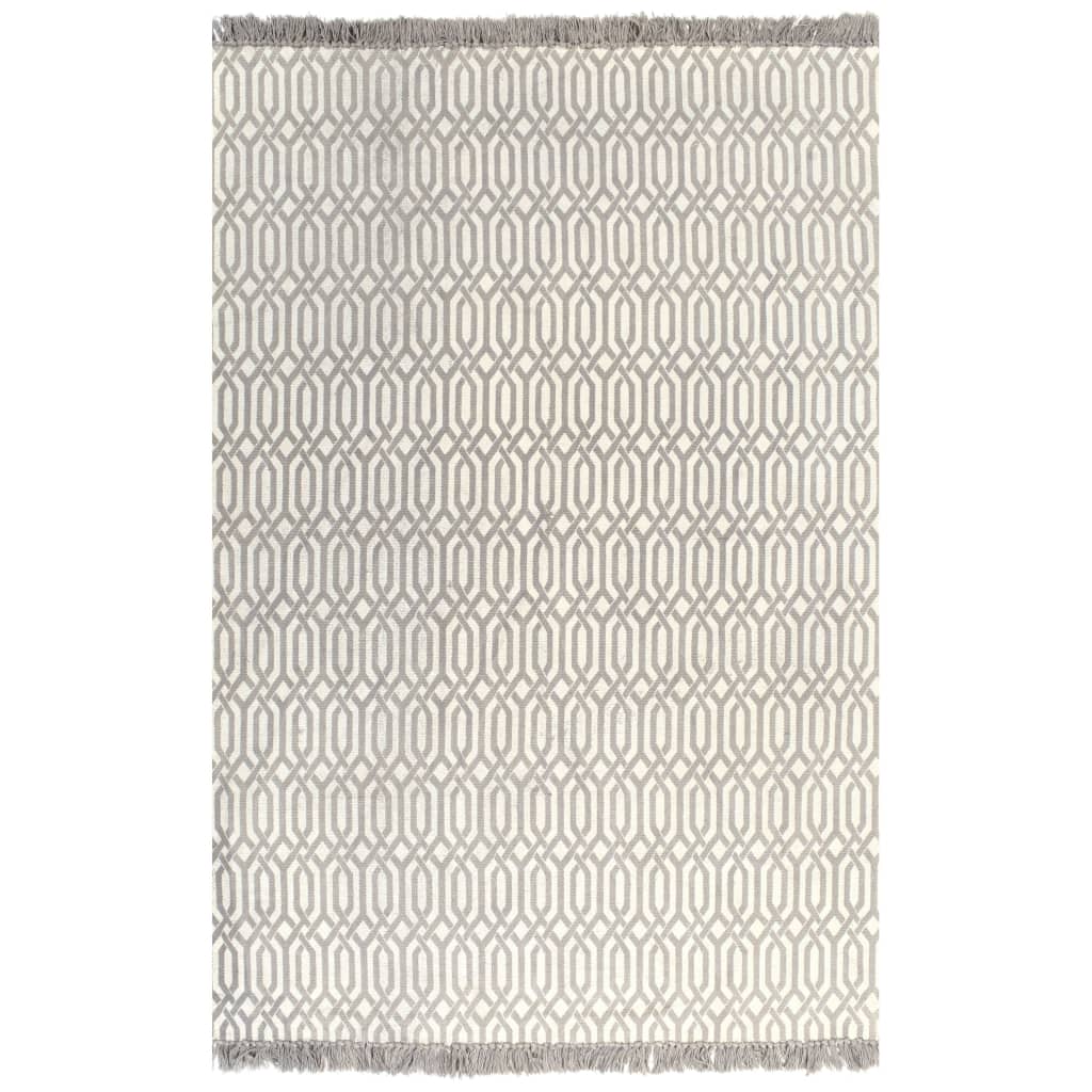 Κιλίμι με Σχέδια Taupe 120 x 180 εκ. Βαμβακερό