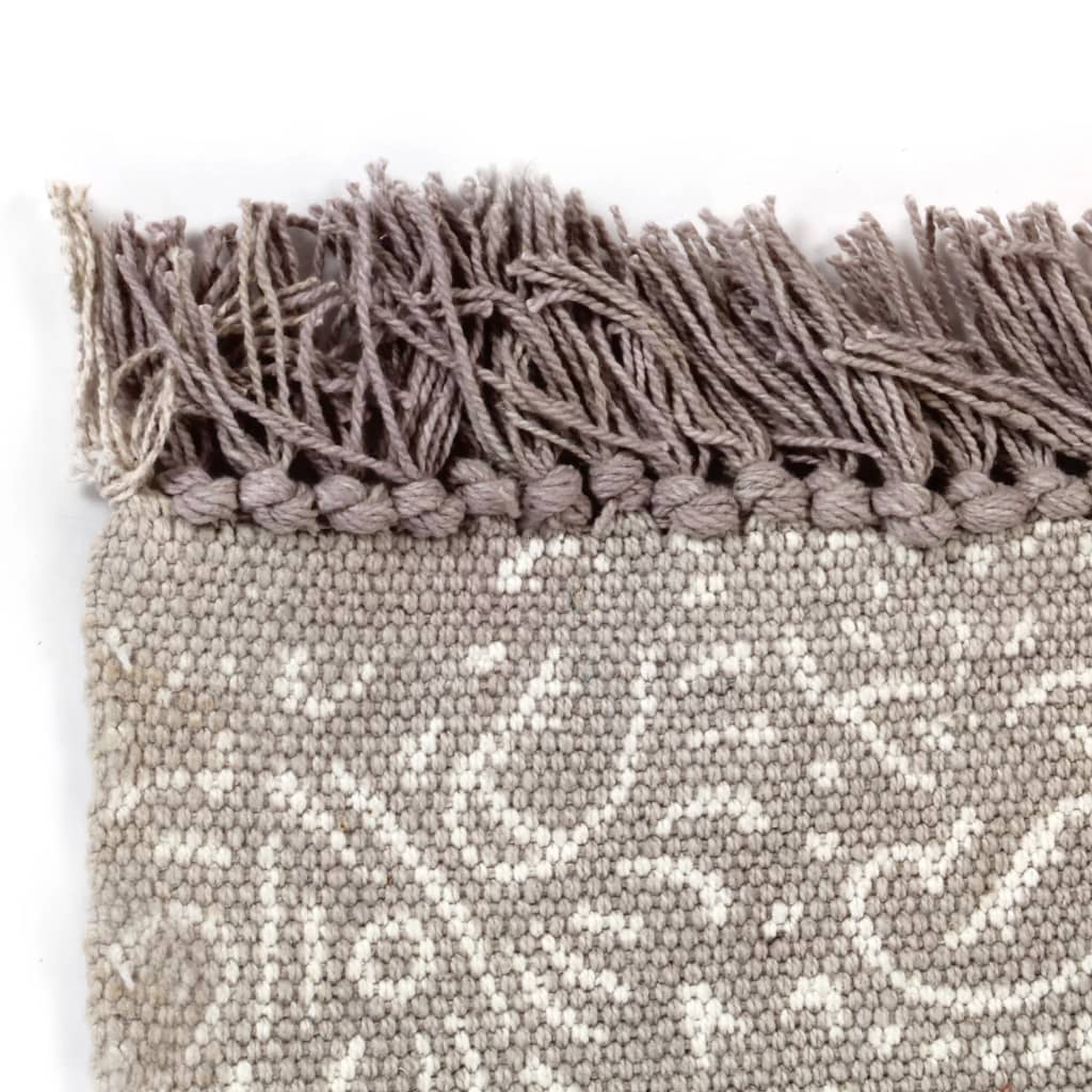 Κιλίμι με Σχέδια Taupe 120 x 180 εκ. Βαμβακερό