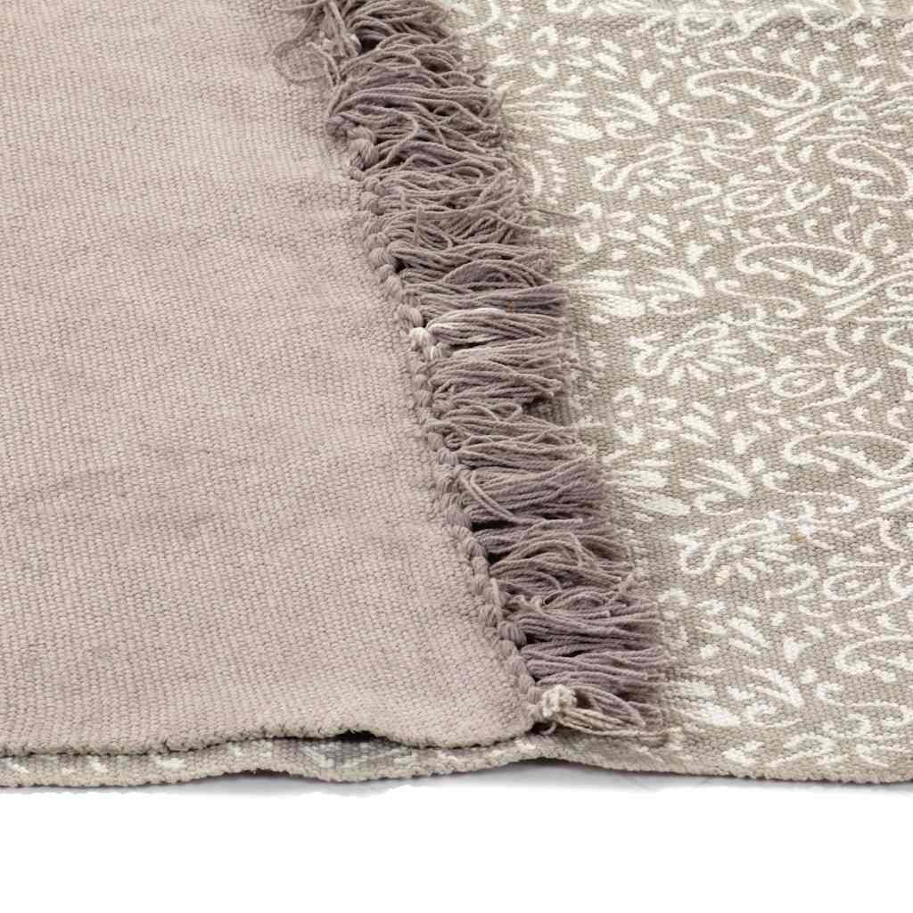 Κιλίμι με Σχέδια Taupe 160 x 230 εκ. Βαμβακερό