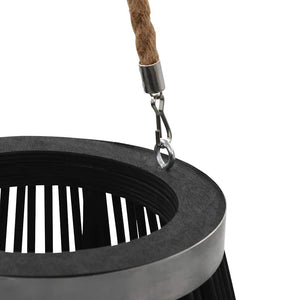 Κηροπήγιο Κρεμαστό Μαύρο 95 εκ. από Μπαμπού - Pakobazaar
