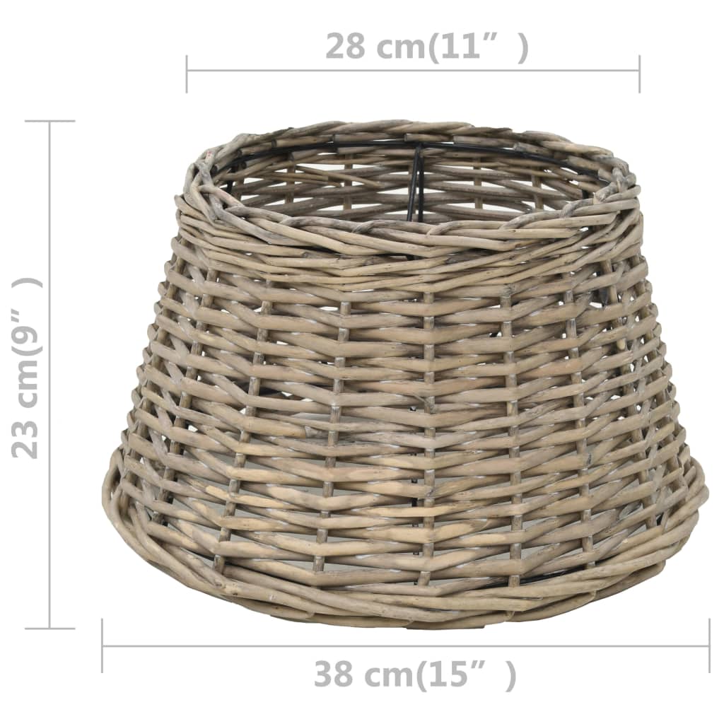Καπέλο Φωτιστικού Φυσικό Χρώμα 38 x 23 εκ. από Wicker - Pakobazaar