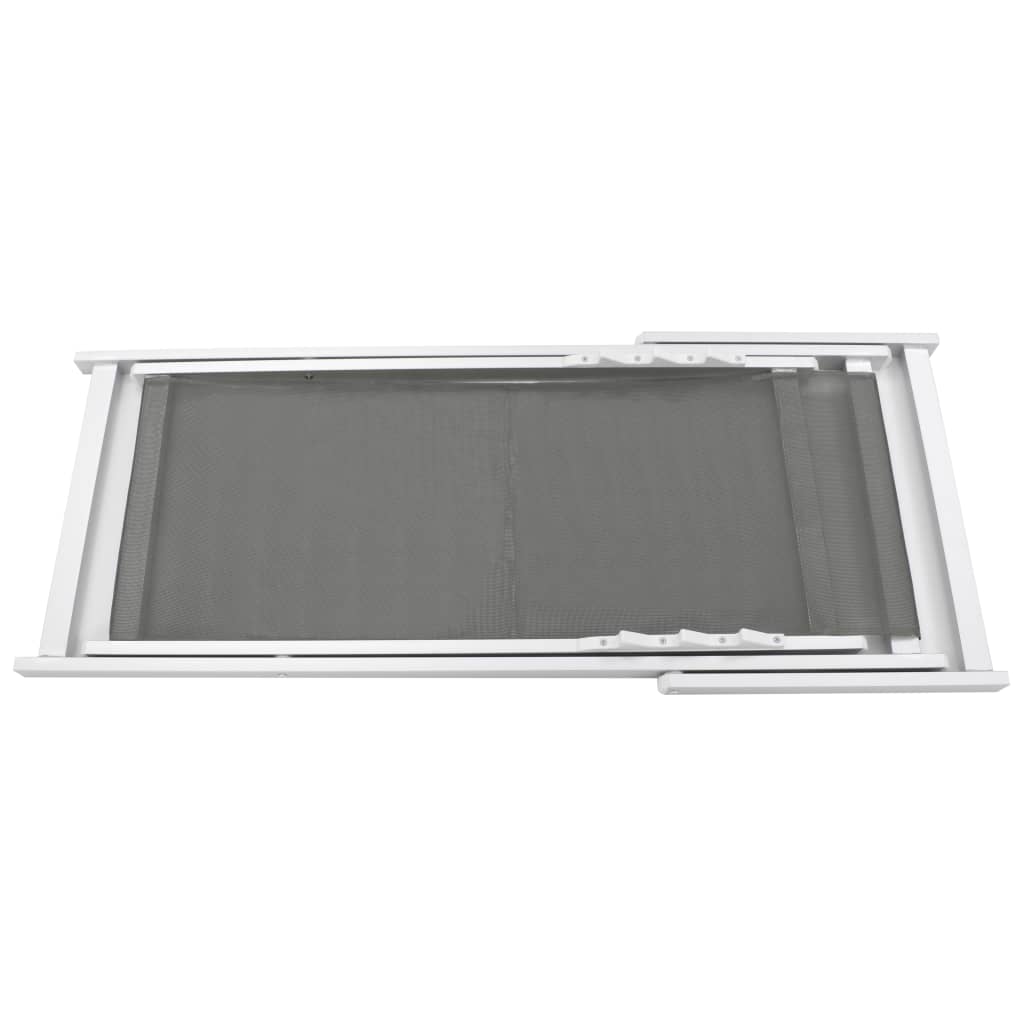 Σεζλόνγκ Πτυσσόμενες 2 τεμ. Γκρι από Αλουμίνιο και Textilene - Pakobazaar