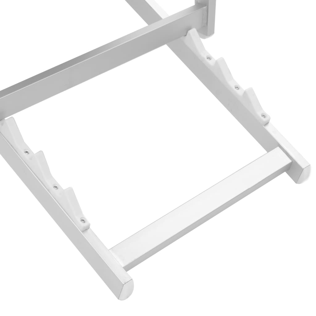 Σεζλόνγκ Πτυσσόμενες 2 τεμ. Γκρι από Αλουμίνιο και Textilene - Pakobazaar