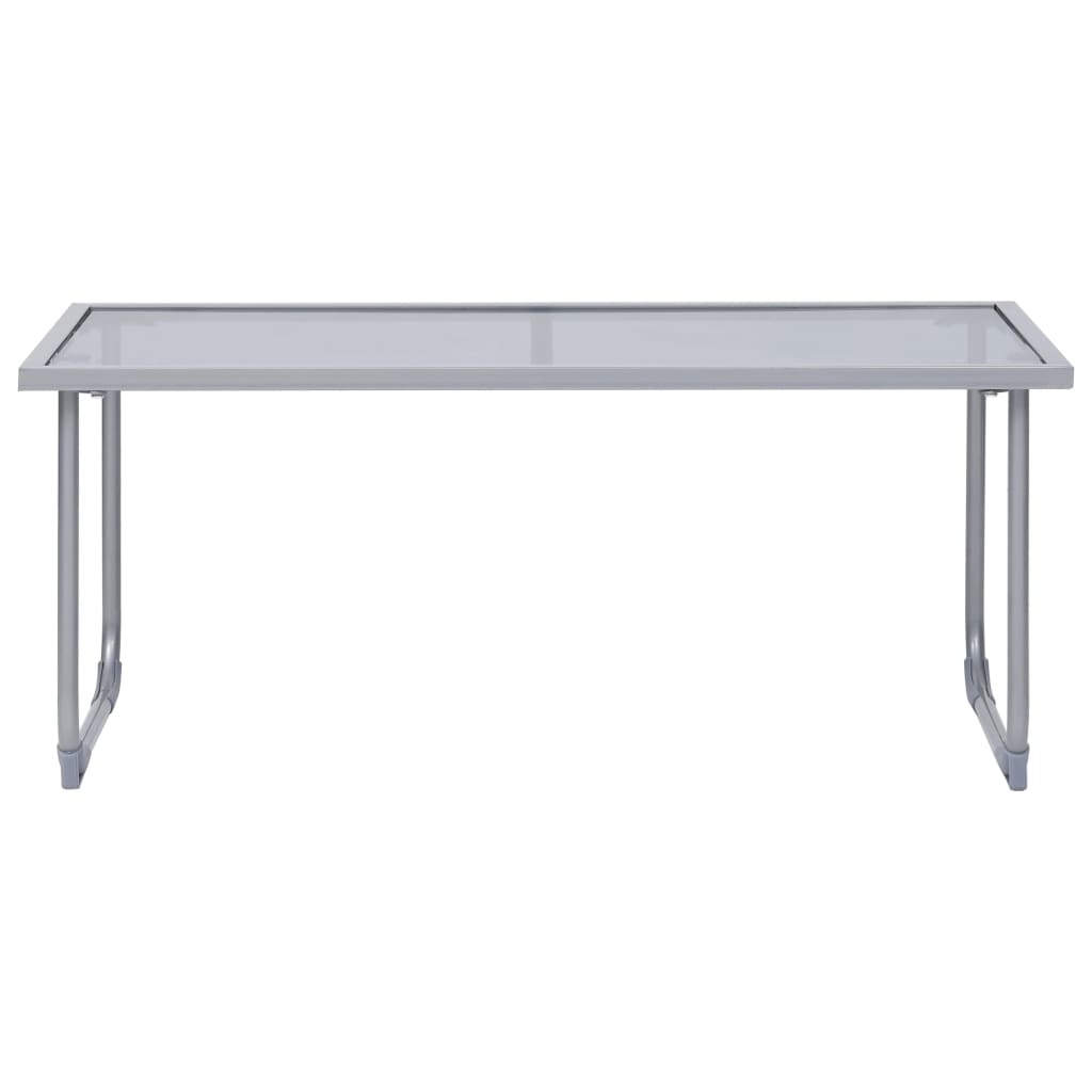 Σαλόνι Κήπου Σετ 4 Τεμαχίων Κρεμ από Ύφασμα & Ατσάλι