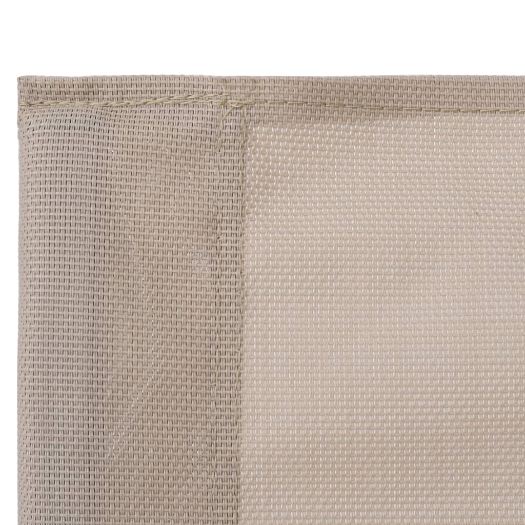 Σαλόνι Κήπου Σετ 4 Τεμαχίων Κρεμ από Ύφασμα & Ατσάλι