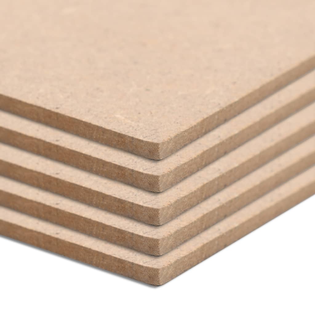 Φύλλα MDF 10 τεμ. Τετράγωνα 60 x 60 εκ. 2,5 χιλ.