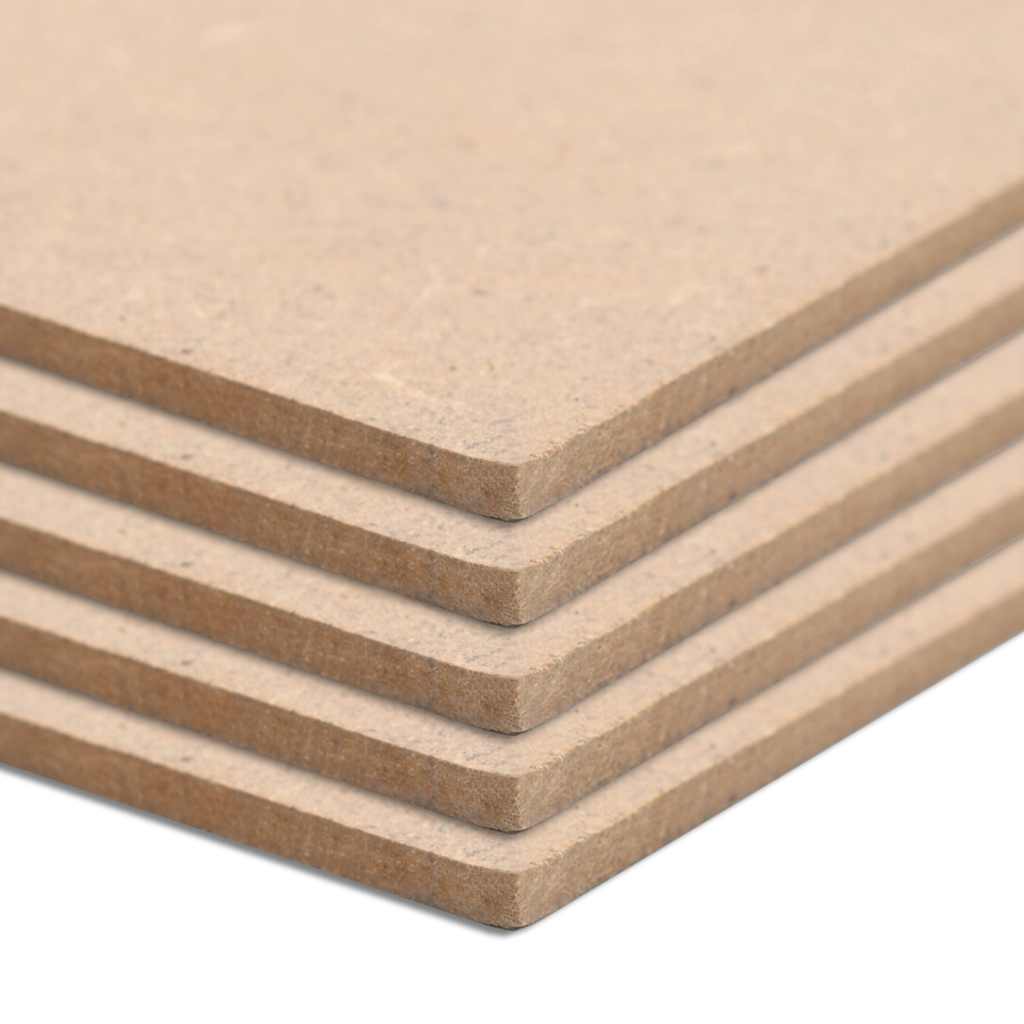 Φύλλα MDF 4 τεμ. Τετράγωνα 60 x 60 εκ. 12 χιλ.