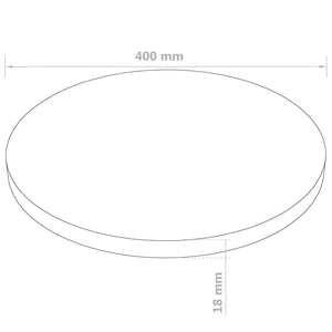 Επιφάνεια Τραπεζιού Στρογγυλή 400 x 18 χιλ. από MDF