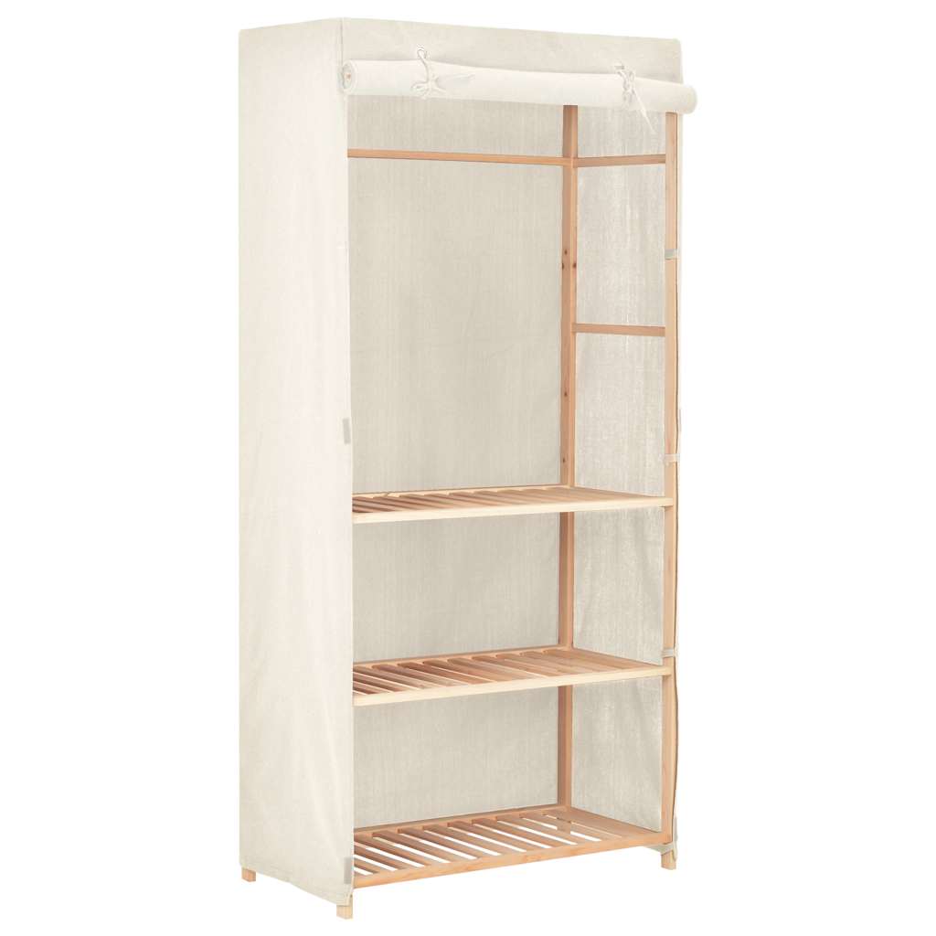 Ντουλάπα Ρούχων με 3 Ράφια 79 x 40 x 170 εκ. - Pakobazaar